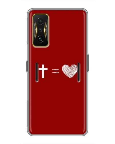 Чехол для Xiaomi POCO F4 GT с картинкой «Уравнение любви» Чехол для Xiaomi POCO F4 GT с картинкой «Уравнение любви»