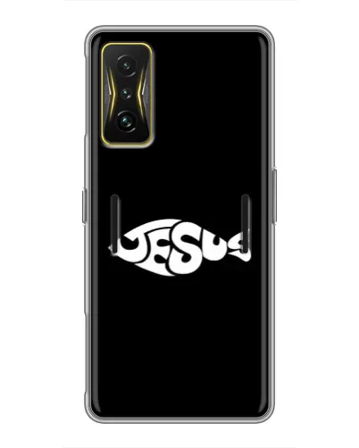 Чехол для Xiaomi POCO F4 GT с картинкой «Рыба Jesus» Чехол для Xiaomi POCO F4 GT с картинкой «Рыба Jesus»