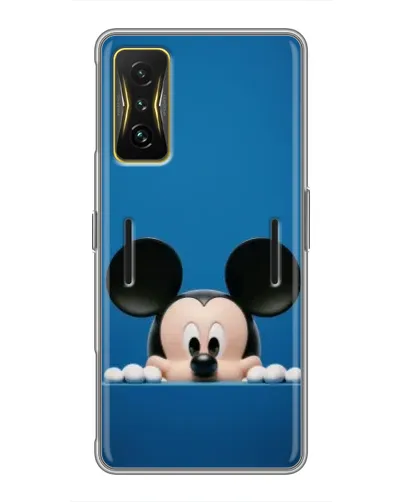 Чехол для Xiaomi POCO F4 GT с картинкой «Микки выглядывает» Чехол для Xiaomi POCO F4 GT с картинкой «Микки выглядывает»