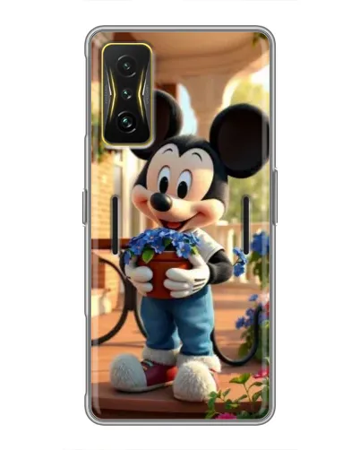 Чехол для Xiaomi POCO F4 GT с картинкой «Микки садовод» Чехол для Xiaomi POCO F4 GT с картинкой «Микки садовод»