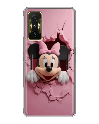 Чехол для Xiaomi POCO F4 GT с картинкой «Минни сквозь стену» Чехол для Xiaomi POCO F4 GT с картинкой «Минни сквозь стену»