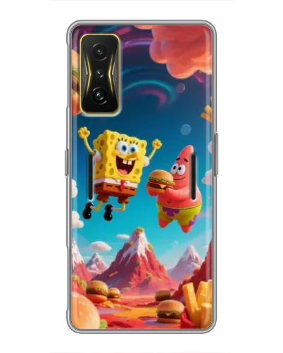 Чехол для Xiaomi POCO F4 GT с картинкой «Космический фастфуд» Чехол для Xiaomi POCO F4 GT с картинкой «Космический фастфуд»