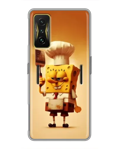 Чехол для Xiaomi POCO F4 GT с картинкой «Губка Боб повар» Чехол для Xiaomi POCO F4 GT с картинкой «Губка Боб повар»