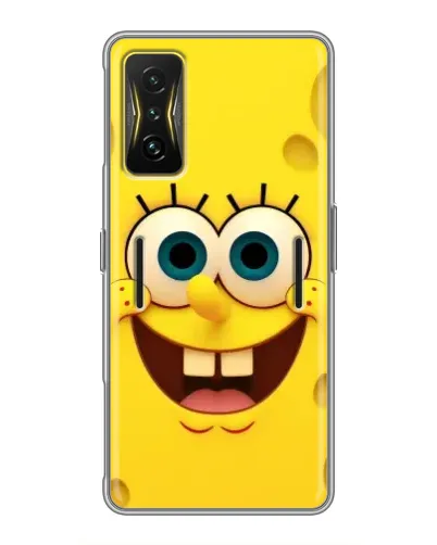 Чехол для Xiaomi POCO F4 GT с картинкой «Губка Боб улыбка» Чехол для Xiaomi POCO F4 GT с картинкой «Губка Боб улыбка»