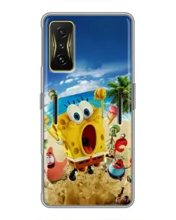Чехол для Xiaomi POCO F4 GT с картинкой «Развлечения на пляже»