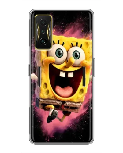 Чехол для Xiaomi POCO F4 GT с картинкой «Взрывной Спанч Боб» Чехол для Xiaomi POCO F4 GT с картинкой «Взрывной Спанч Боб»