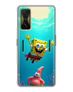Чехол для Xiaomi POCO F4 GT с картинкой «Спанч Боб под водой» Чехол для Xiaomi POCO F4 GT с картинкой «Спанч Боб под водой»