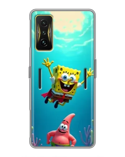Чехол для Xiaomi POCO F4 GT с картинкой «Спанч Боб под водой» Чехол для Xiaomi POCO F4 GT с картинкой «Спанч Боб под водой»