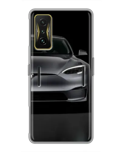 Чехол для Xiaomi POCO F4 GT с картинкой «Tesla Model S Look»