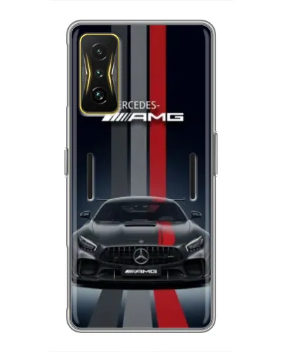 Чехол для Xiaomi POCO F4 GT с картинкой «Mercedes — белый карбон» Чехол для Xiaomi POCO F4 GT с картинкой «Mercedes — белый карбон»