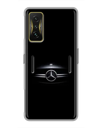 Чехол для Xiaomi POCO F4 GT с картинкой «Mercedes — абстрактные линии» Чехол для Xiaomi POCO F4 GT с картинкой «Mercedes — абстрактные линии»