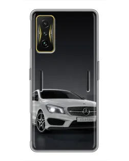 Чехол для Xiaomi POCO F4 GT с картинкой «Mercedes AMG GT Silver» Чехол для Xiaomi POCO F4 GT с картинкой «Mercedes AMG GT Silver»