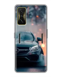 Чехол для Xiaomi POCO F4 GT с картинкой «Mercedes — ночной город» Чехол для Xiaomi POCO F4 GT с картинкой «Mercedes — ночной город»