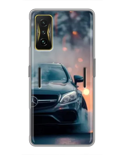 Чехол для Xiaomi POCO F4 GT с картинкой «Mercedes — ночной город» Чехол для Xiaomi POCO F4 GT с картинкой «Mercedes — ночной город»