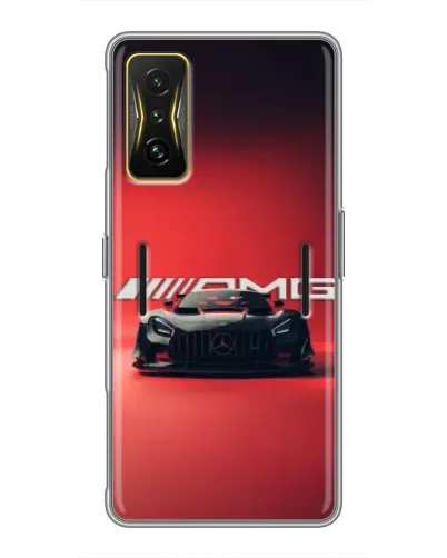 Чехол для Xiaomi POCO F4 GT с картинкой «Mercedes AMG — красная линия» Чехол для Xiaomi POCO F4 GT с картинкой «Mercedes AMG — красная линия»