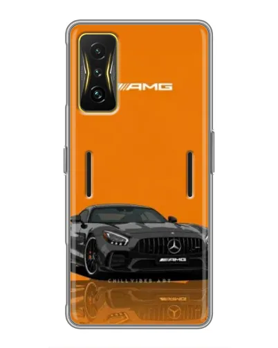 Чехол для Xiaomi POCO F4 GT с картинкой «Оранжевый Mercedes AMG» Чехол для Xiaomi POCO F4 GT с картинкой «Оранжевый Mercedes AMG»