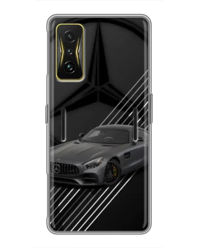 Чехол для Xiaomi POCO F4 GT с картинкой «Mercedes AMG — графика» Чехол для Xiaomi POCO F4 GT с картинкой «Mercedes AMG — графика»