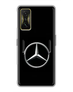 Чехол для Xiaomi POCO F4 GT с картинкой «Mercedes классический лого»