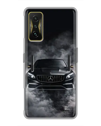 Чехол для Xiaomi POCO F4 GT с картинкой «Mercedes в дыму» Чехол для Xiaomi POCO F4 GT с картинкой «Mercedes в дыму»