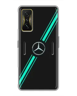 Чехол для Xiaomi POCO F4 GT с картинкой «Спортивные линии Mercedes» Чехол для Xiaomi POCO F4 GT с картинкой «Спортивные линии Mercedes»