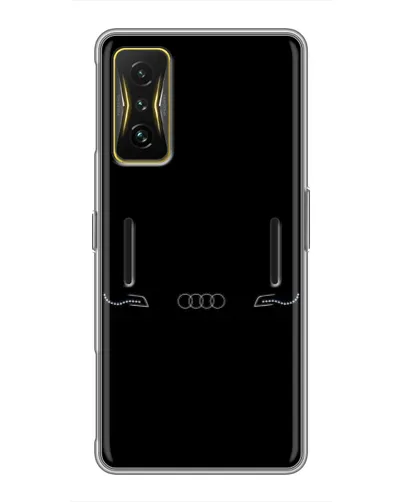 Чехол для Xiaomi POCO F4 GT с картинкой «Audi — световой подпись»