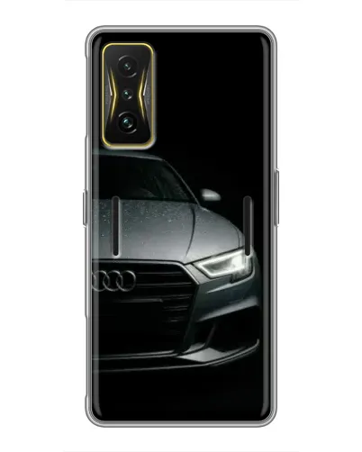 Чехол для Xiaomi POCO F4 GT с картинкой «Audi — детализация кузова»
