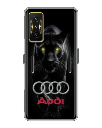 Чехол для Xiaomi POCO F4 GT с картинкой «Пантера и Audi»