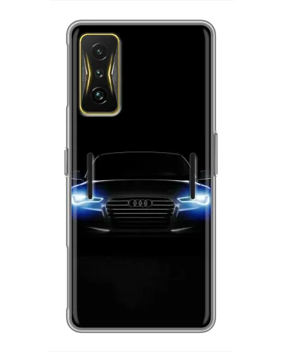 Чехол для Xiaomi POCO F4 GT с картинкой «Audi в неоне»