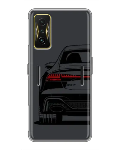 Чехол для Xiaomi POCO F4 GT с картинкой «Задняя часть Audi — арт»