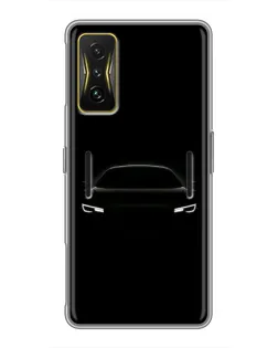 Чехол для Xiaomi POCO F4 GT с картинкой «Взгляд Audi в темноте» Чехол для Xiaomi POCO F4 GT с картинкой «Взгляд Audi в темноте»