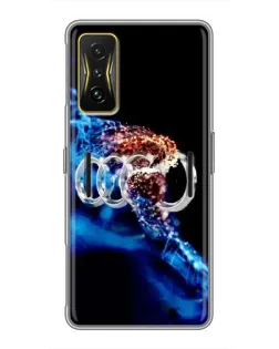 Чехол для Xiaomi POCO F4 GT с картинкой «Энергия лого Audi» Чехол для Xiaomi POCO F4 GT с картинкой «Энергия лого Audi»