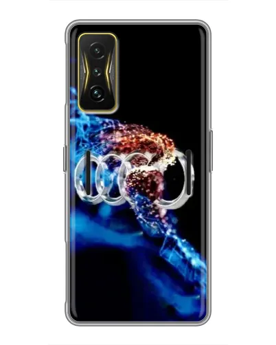 Чехол для Xiaomi POCO F4 GT с картинкой «Энергия лого Audi»