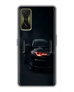 Чехол для Xiaomi POCO F4 GT с картинкой «Audi — хищный взгляд» Чехол для Xiaomi POCO F4 GT с картинкой «Audi — хищный взгляд»