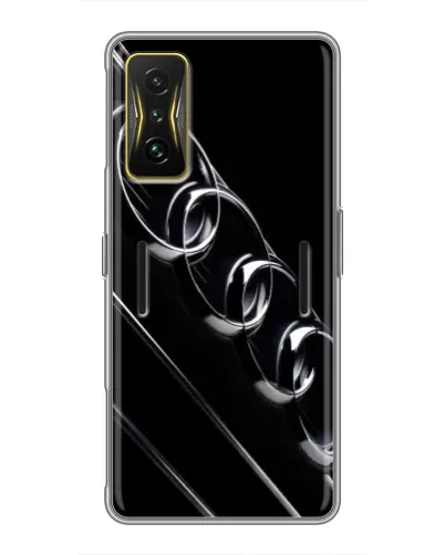Чехол для Xiaomi POCO F4 GT с картинкой «Audi — абстрактные кольца»