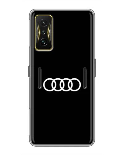 Чехол для Xiaomi POCO F4 GT с картинкой «Audi White Logo»