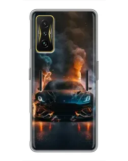 Чехол для Xiaomi POCO F4 GT с картинкой «Lamborghini дымная эстетика» Чехол для Xiaomi POCO F4 GT с картинкой «Lamborghini дымная эстетика»