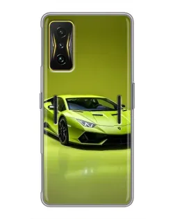 Чехол для Xiaomi POCO F4 GT с картинкой «Салатовый Lamborghini Huracan» Чехол для Xiaomi POCO F4 GT с картинкой «Салатовый Lamborghini Huracan»