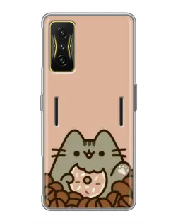 Чехол для Xiaomi POCO F4 GT с картинкой «Кофейный Пушин» Чехол для Xiaomi POCO F4 GT с картинкой «Кофейный Пушин»