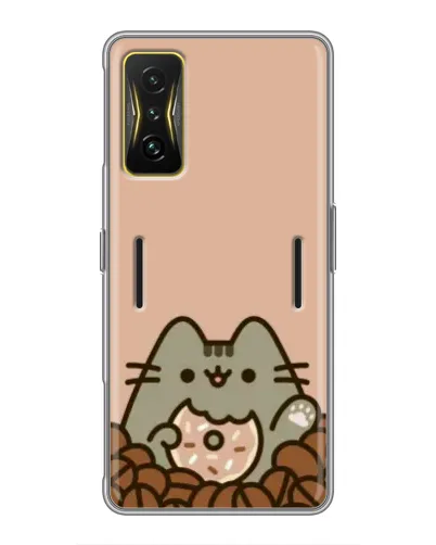 Чехол для Xiaomi POCO F4 GT с картинкой «Кофейный Пушин»