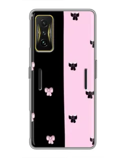 Чехол для Xiaomi POCO F4 GT с картинкой «Контрастные банты»