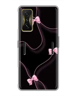 Чехол для Xiaomi POCO F4 GT с картинкой «Розовые ленты»