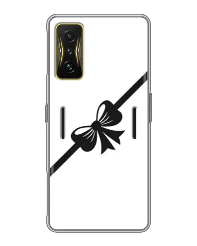 Чехол для Xiaomi POCO F4 GT с картинкой «Диагональный бант»
