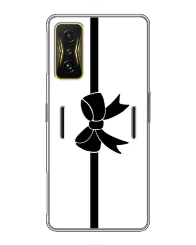 Чехол для Xiaomi POCO F4 GT с картинкой «Вертикальный бант»