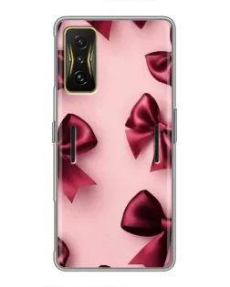Чехол для Xiaomi POCO F4 GT с картинкой «Бордовый атлас»