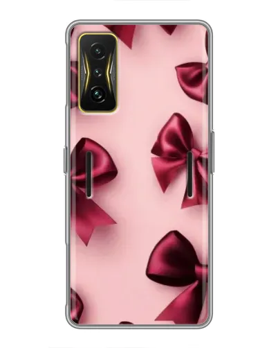 Чехол для Xiaomi POCO F4 GT с картинкой «Бордовый атлас»