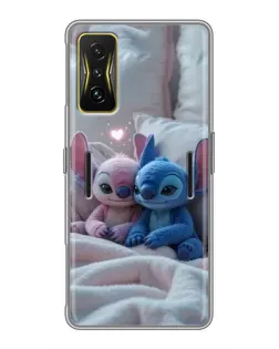 Чехол для Xiaomi POCO F4 GT с картинкой «Плюшевые Стич Ангел» Чехол для Xiaomi POCO F4 GT с картинкой «Плюшевые Стич Ангел»