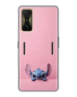 Чехол для Xiaomi POCO F4 GT с картинкой «Stitch выглядывает» Чехол для Xiaomi POCO F4 GT с картинкой «Stitch выглядывает»