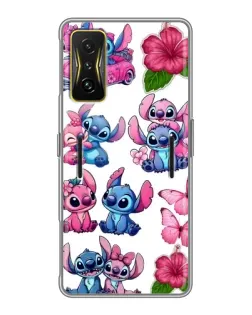 Чехол для Xiaomi POCO F4 GT с картинкой «Стикеры Stitch и Angel» Чехол для Xiaomi POCO F4 GT с картинкой «Стикеры Stitch и Angel»