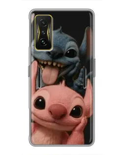 Чехол для Xiaomi POCO F4 GT с картинкой «Стич и Ангел» Чехол для Xiaomi POCO F4 GT с картинкой «Стич и Ангел»