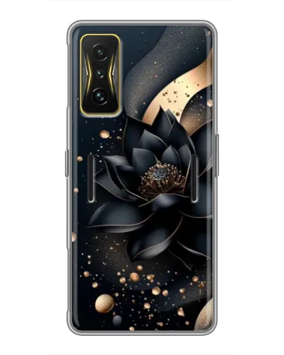 Чехол для Xiaomi POCO F4 GT с картинкой «Черный лотос»